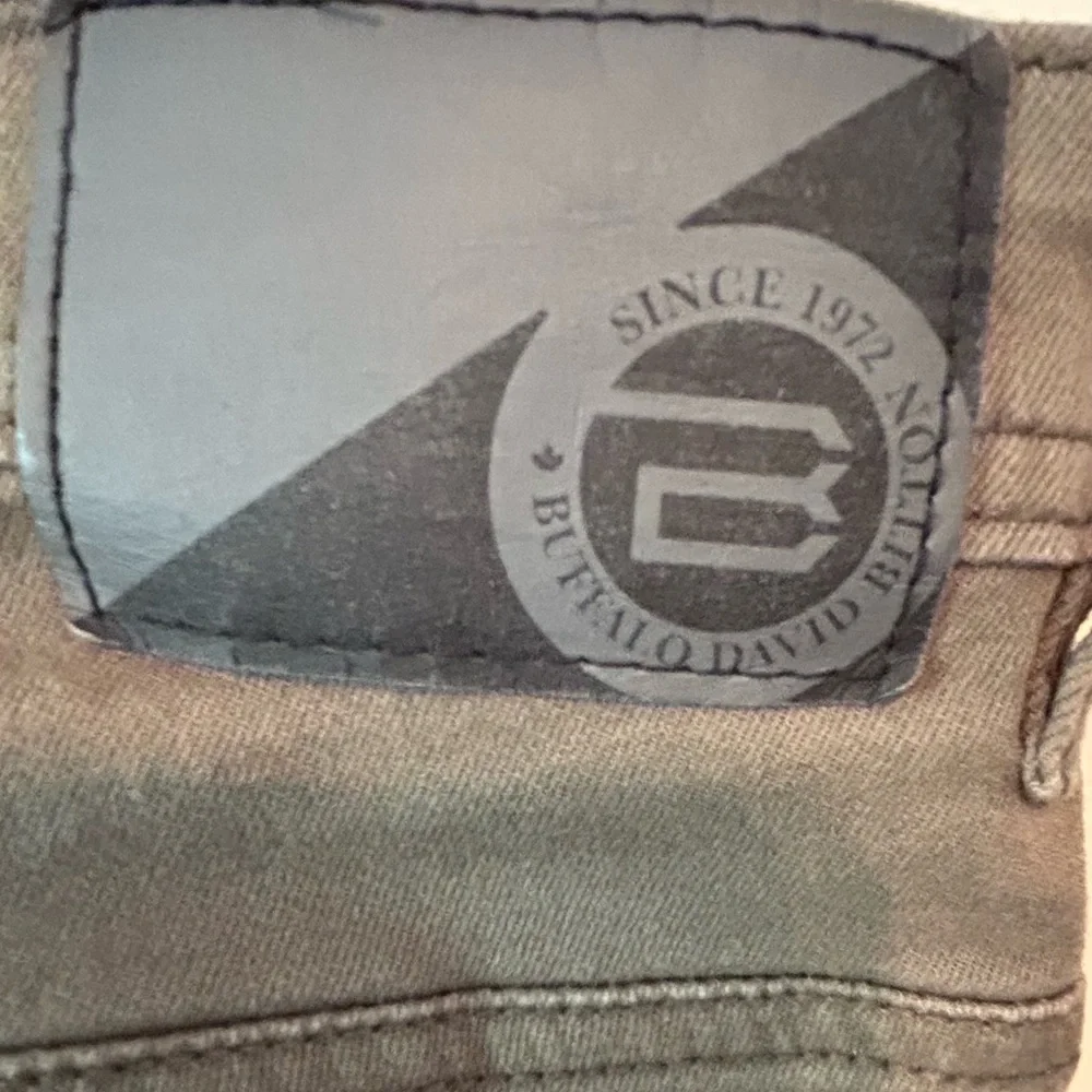 Buffalo David Bitton Jeans Mens 42 X 32 Green Archer Slim‎ Stretch Casual